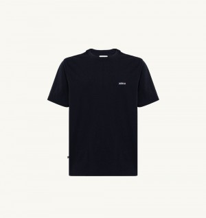 Blue Autry Label T-shirt Cotton Jersey | HMRZKY026