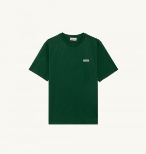 Green Autry T-shirt Cotton Label | TKURZL906