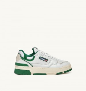 Green / White Autry Clc Low Sneakers Leather Amazon Suede | HPZROD863