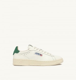 Green / White Autry Dallas Low Sneakers Amazon Leather | UYHPCQ643