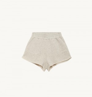 Grey Autry Shorts Heavy Jersey | SHDNAX159