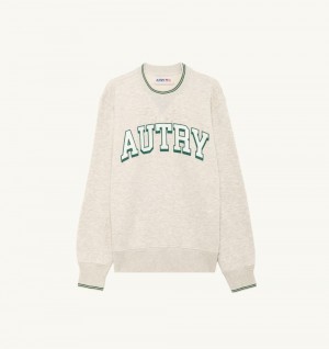 Grey Autry Sweatshirt Heavy Jersey | JLUNIH658