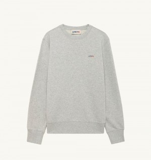 Grey Autry Sweatshirt Jersey Label | XPSUNR842