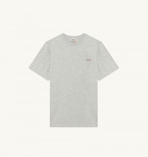 Grey Autry T-shirt Cotton Label | MGCVQI517