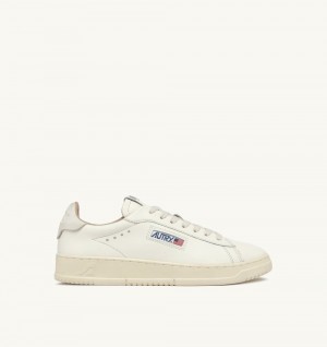 White Autry Dallas Low Sneakers Leather | QKWZTS846