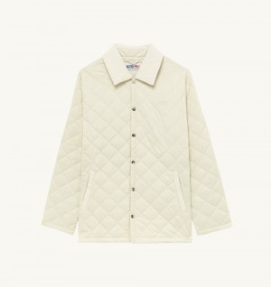 White Autry Husky Jacket Quilted Nylon | GCWXOM452