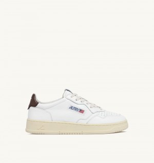 White Autry Medalist Low Sneakers Leather | GWTCFM081