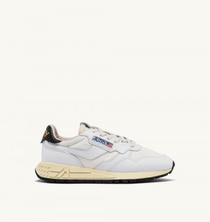 White Autry Reelwind Low Sneakers Nylon Leather | NJGIDH581