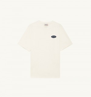 White Autry T-shirt Cotton Printed Logo | ZYNBMD576