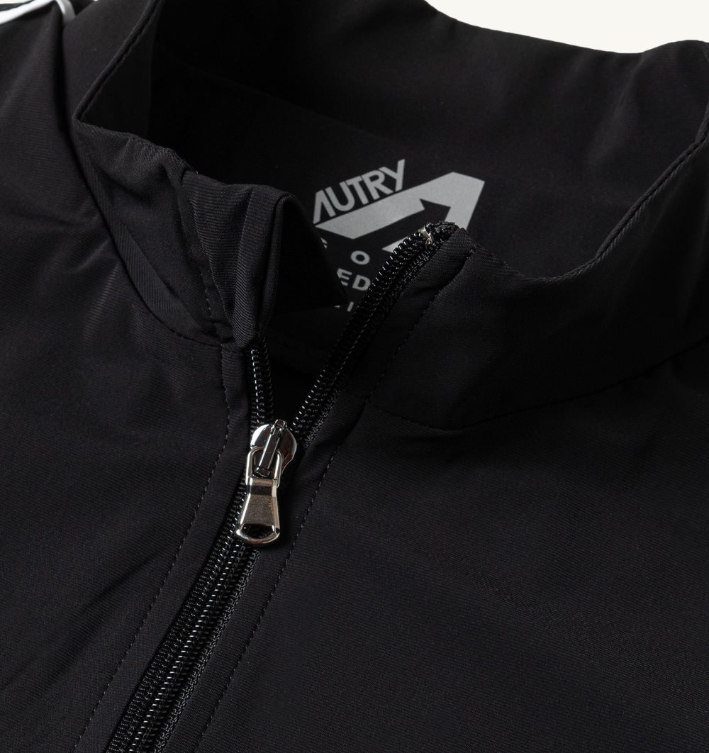 Black Autry Golf Jacket Contrast Piping | TSBKHC518