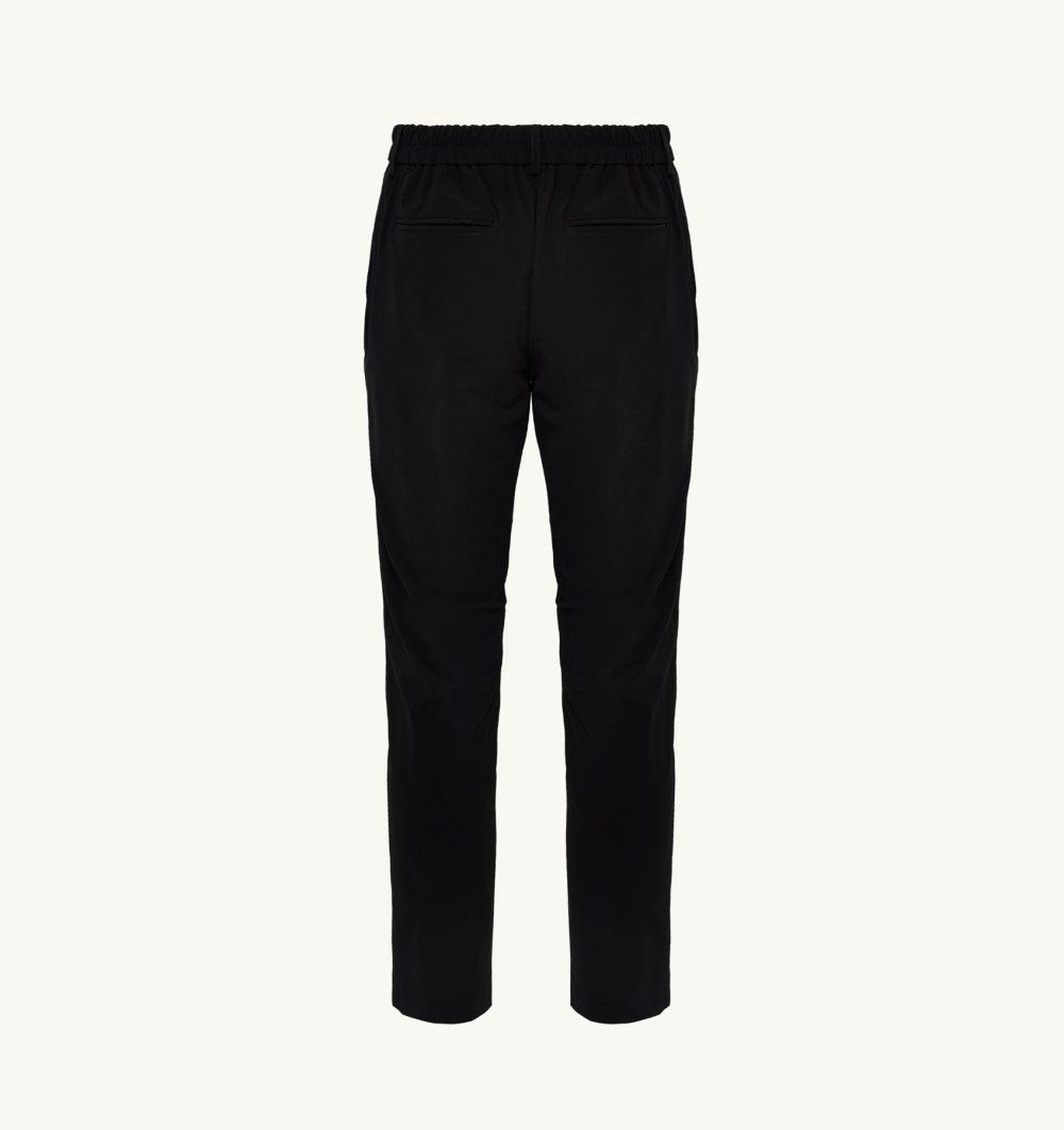 Black Autry Golf Pants Contrast Piping | PHBJCY392