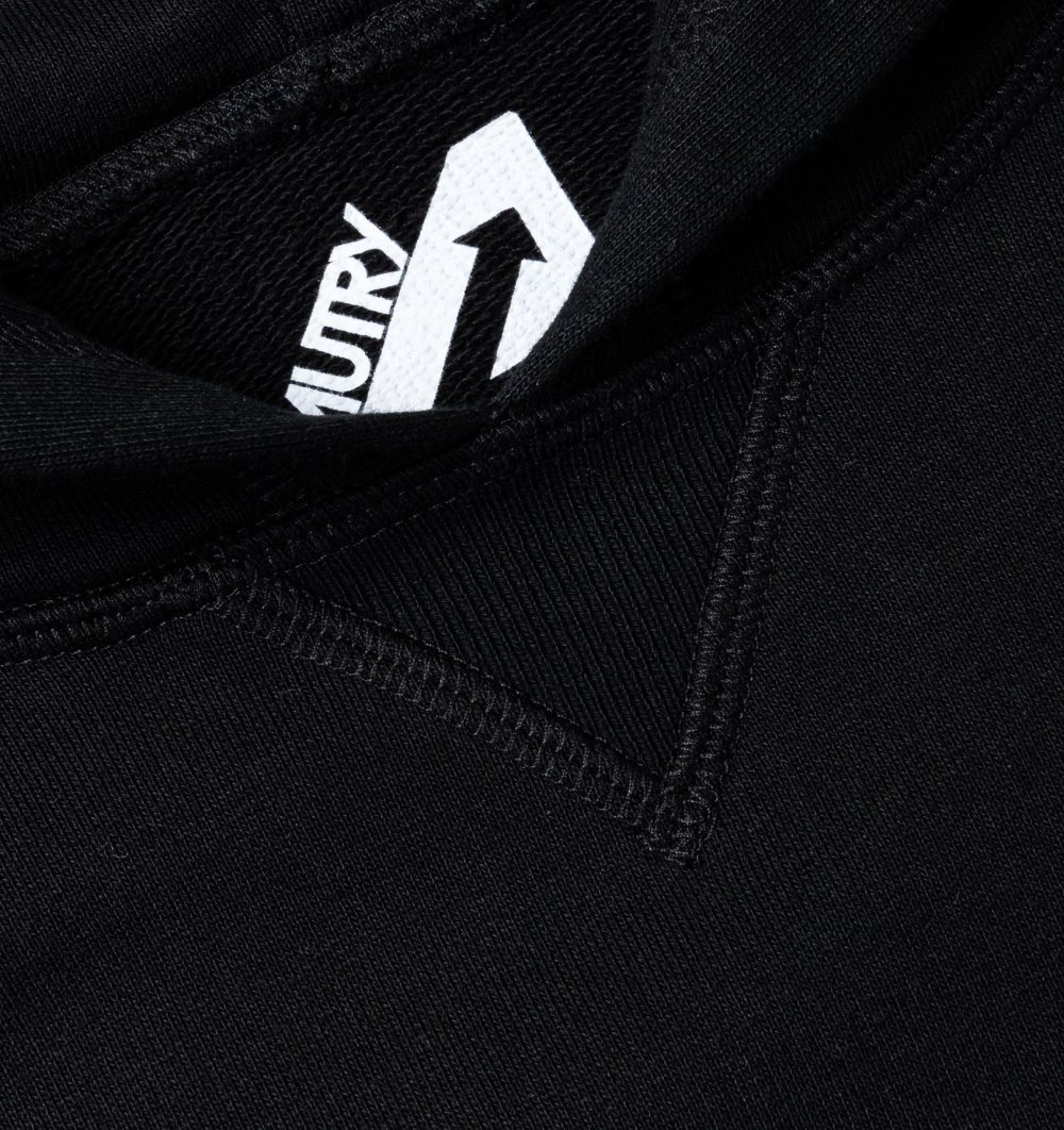 Black Autry Hooded Sweatshirt Cotton | XMJFDO196