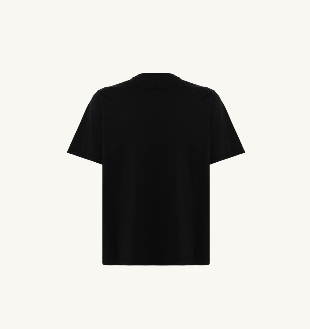 Black Autry T-shirt Cotton Jersey | ZXWFBM437