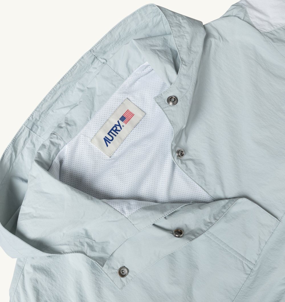 Blue Autry Anorak Jacket Nylon | VYPMOE742