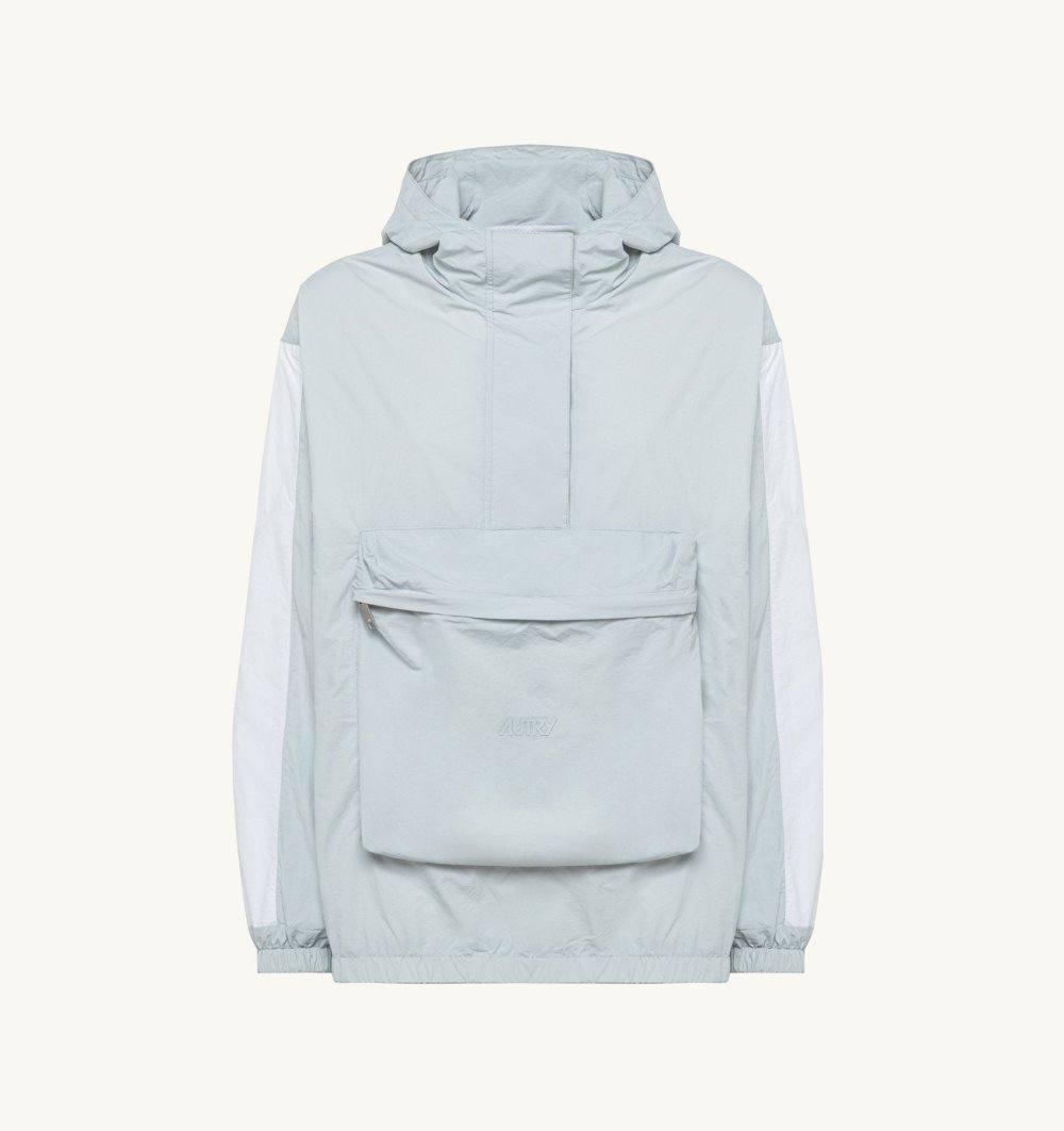 Blue Autry Anorak Jacket Nylon | VYPMOE742