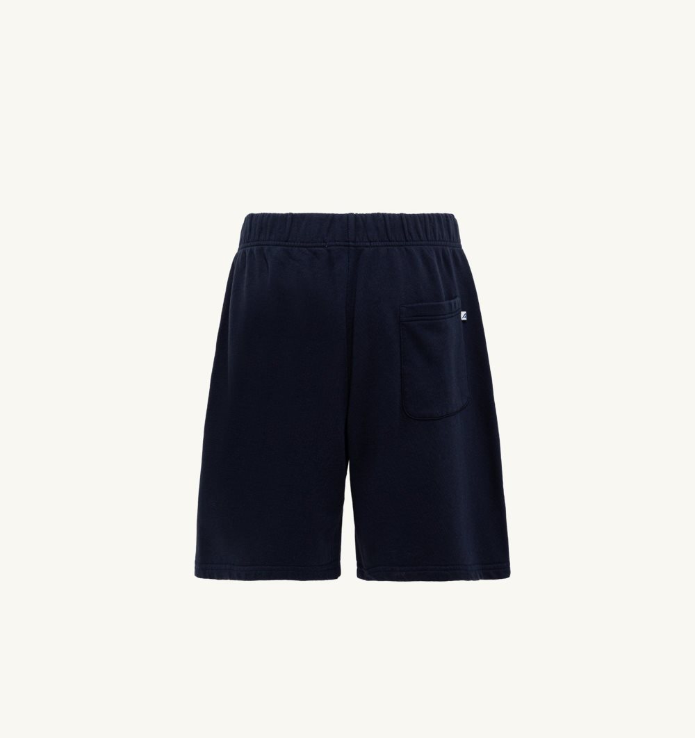 Blue Autry Shorts Cotton Pile | PXCGAF164