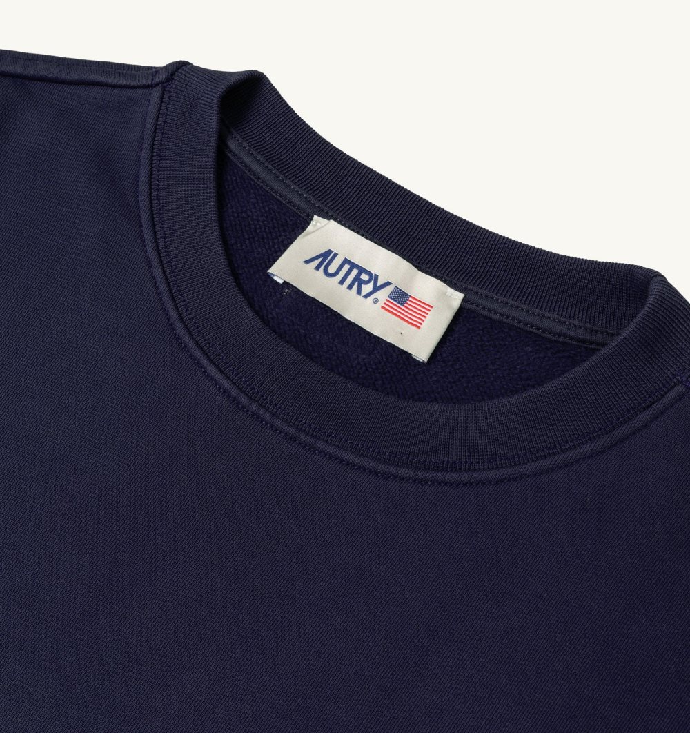 Blue Autry Sweatshirt Jersey Label | FVIQUH180