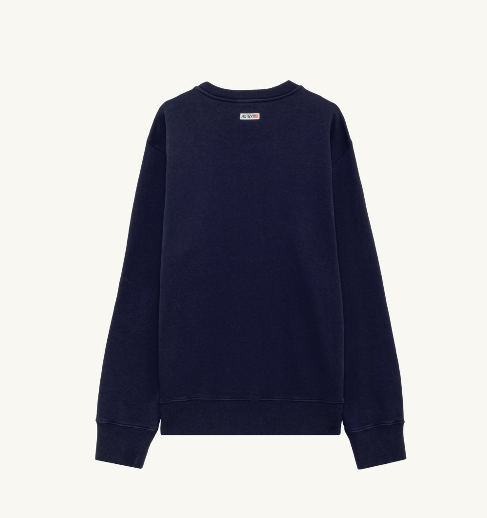 Blue Autry Sweatshirt Jersey Label | OKYNPQ963