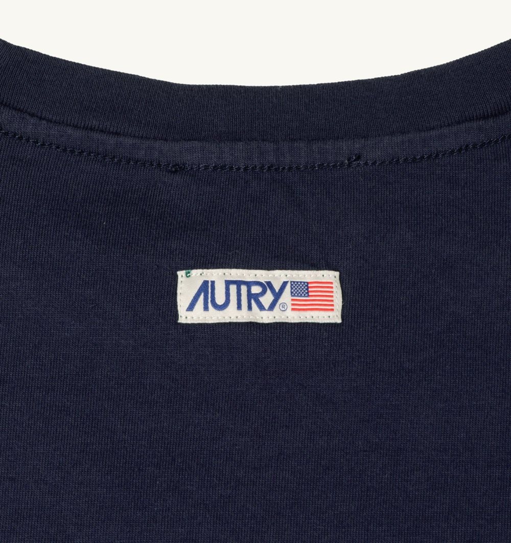 Blue Autry T-shirt Cotton Label | NVOKDF298