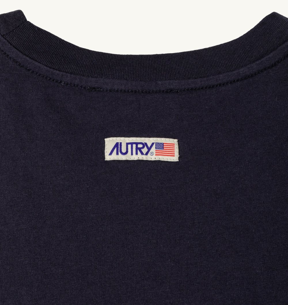 Blue Autry T-shirt Cotton Label | XRDLKM580