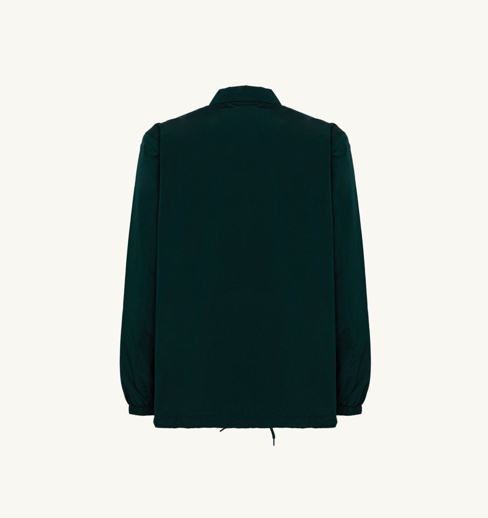 Green Autry Coach Jacket Nylon | PWFOTQ840