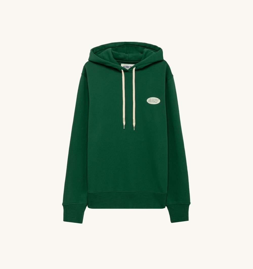 Green Autry Hoodie Jersey Printed Logo | DWYRJK925