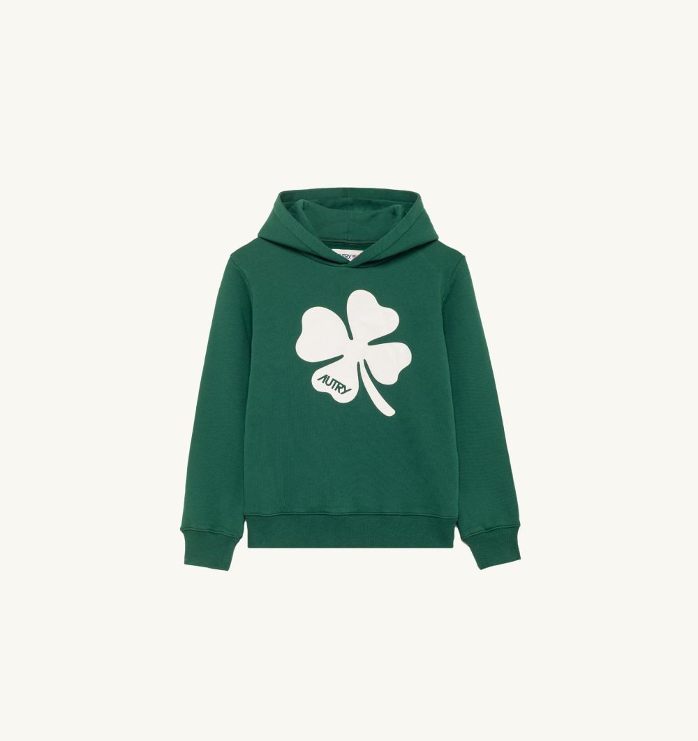 Green Autry Hoodie Jersey | OSKHDU481