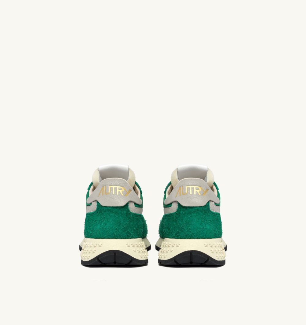 Green Autry Reelwind Low Sneakers Nylon Suede | EMCOYP369