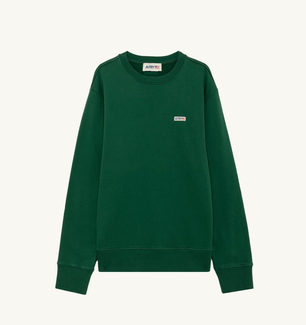 Green Autry Sweatshirt Jersey Label | SYLJRI638