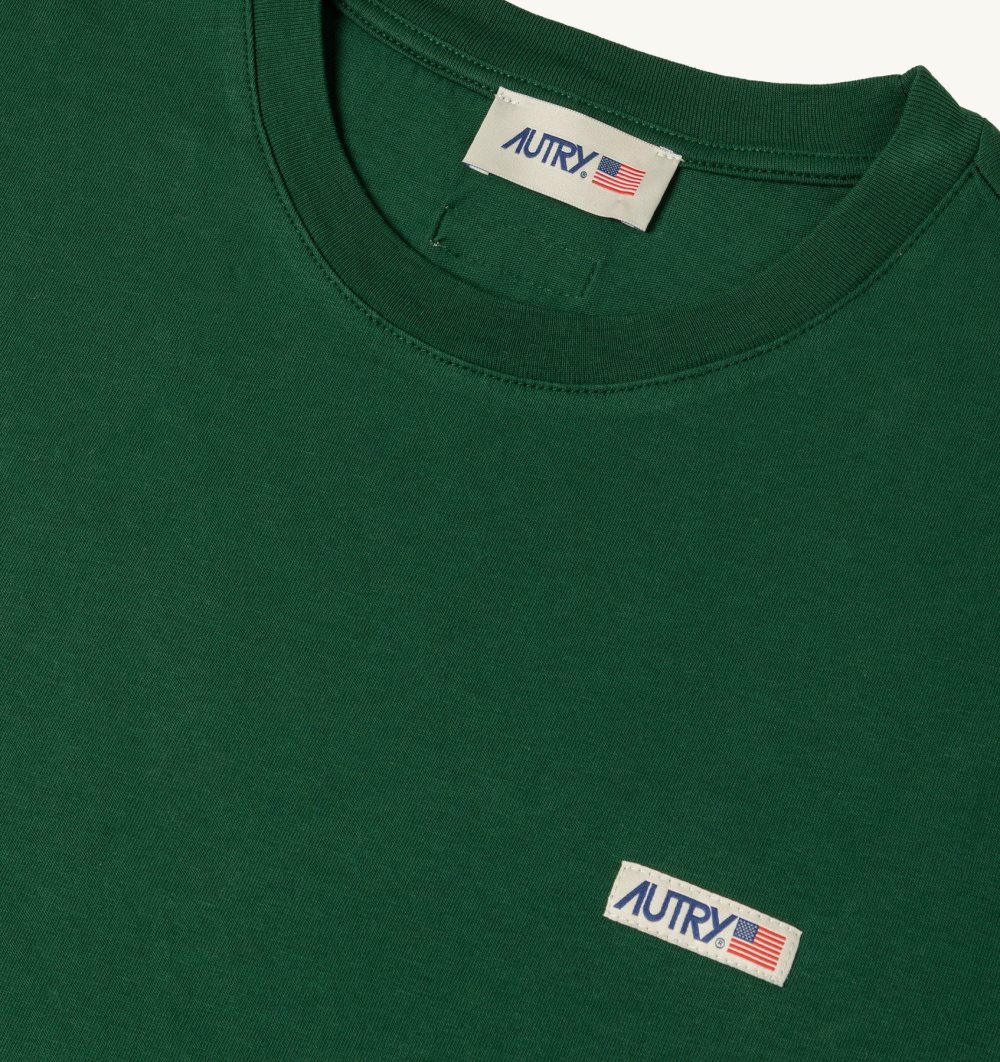 Green Autry T-shirt Cotton Label | TKURZL906