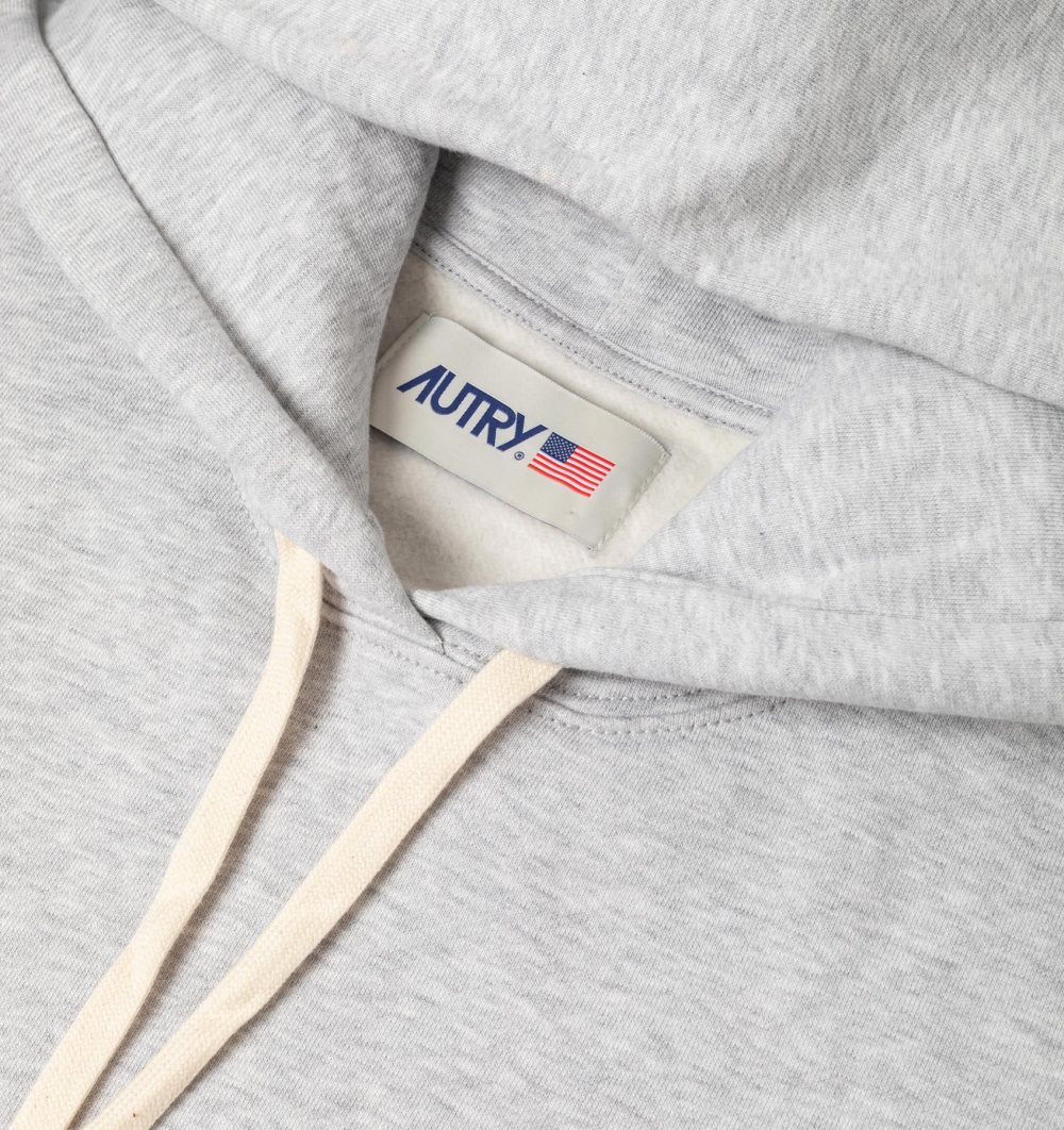 Grey Autry Hoodie Jersey Printed Logo | RAUCES938