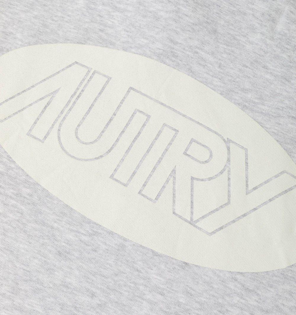 Grey Autry Hoodie Jersey Printed Logo | RAUCES938