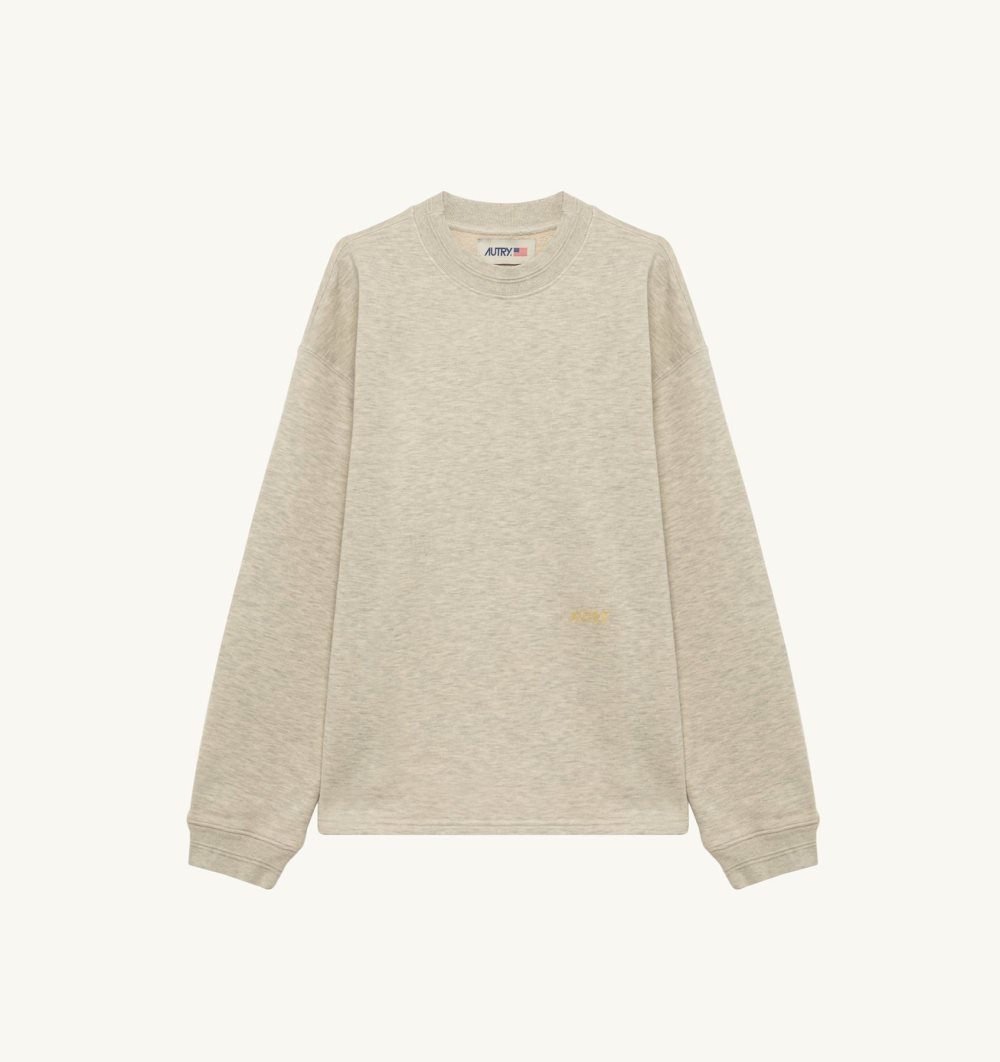 Grey Autry Loose-fit Sweatshirt Heavy Jersey | CFWKLE796