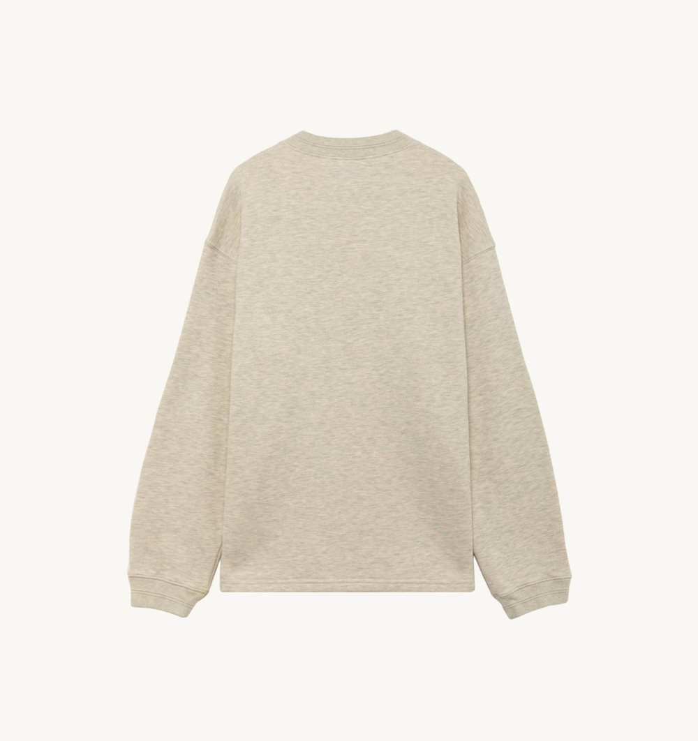 Grey Autry Loose-fit Sweatshirt Heavy Jersey | DHKILS589