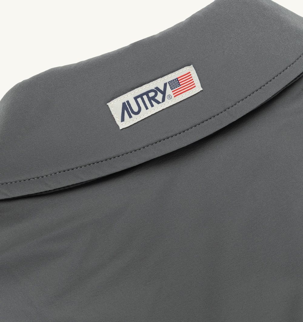 Grey Autry Shirt Jacket Padded Nylon | ASMEYJ425