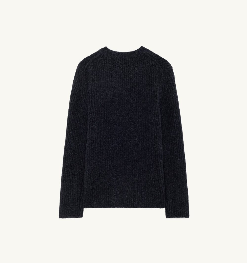 Grey Autry Sweater Fisherman Knit | TABPIG514