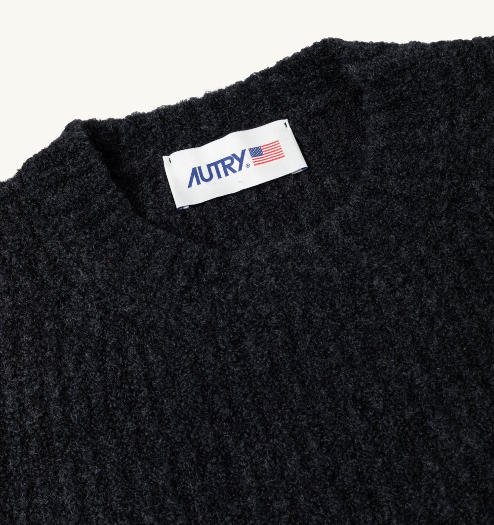 Grey Autry Sweater Fisherman Knit | TABPIG514