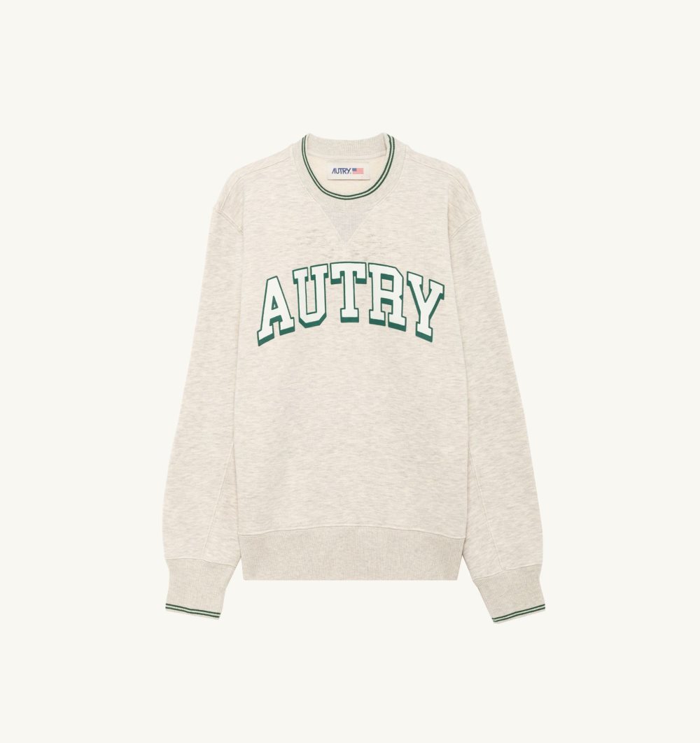 Grey Autry Sweatshirt Heavy Jersey | JLUNIH658