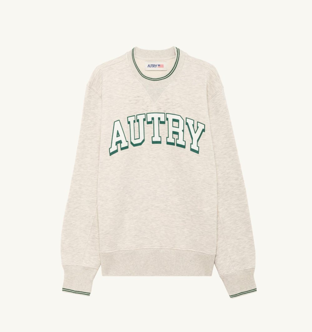 Grey Autry Sweatshirt Heavy Jersey | KZDNOJ153