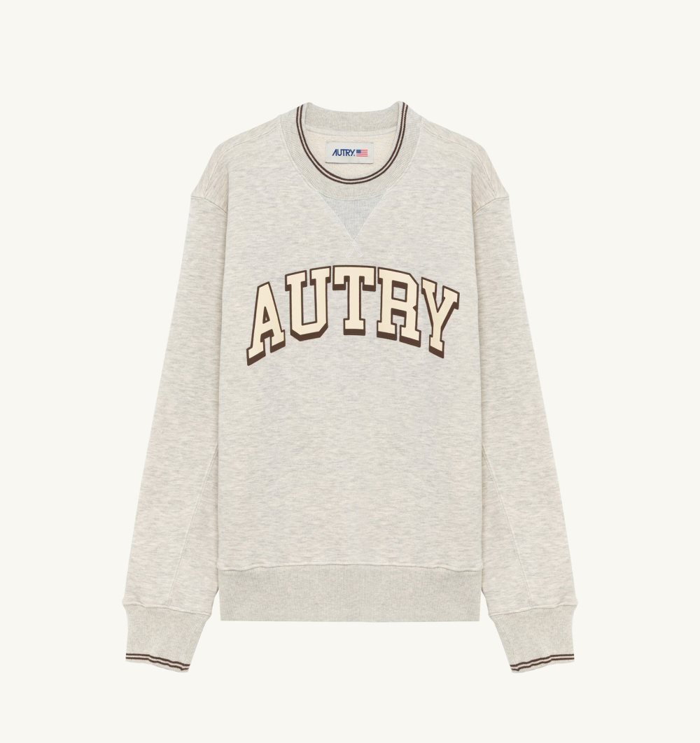 Grey Autry Sweatshirt Heavy Jersey | WKZART876