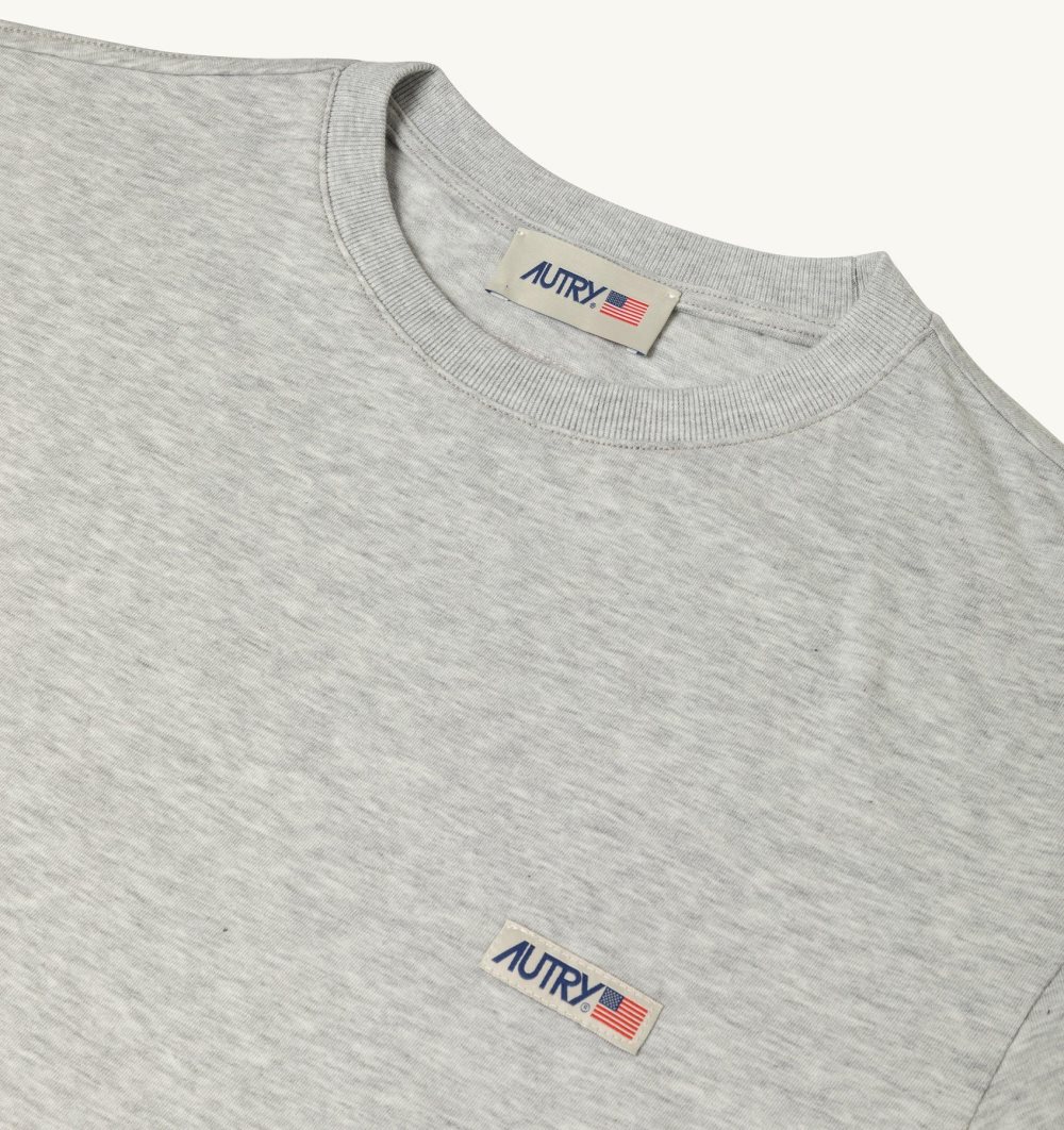 Grey Autry T-shirt Cotton Label | MGCVQI517