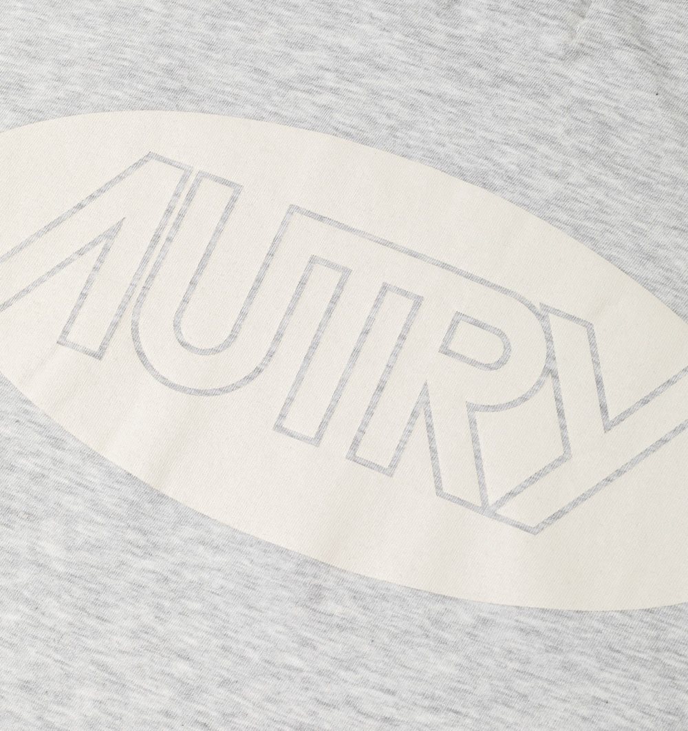 Grey Autry T-shirt Cotton Printed Logo | MOXINJ529