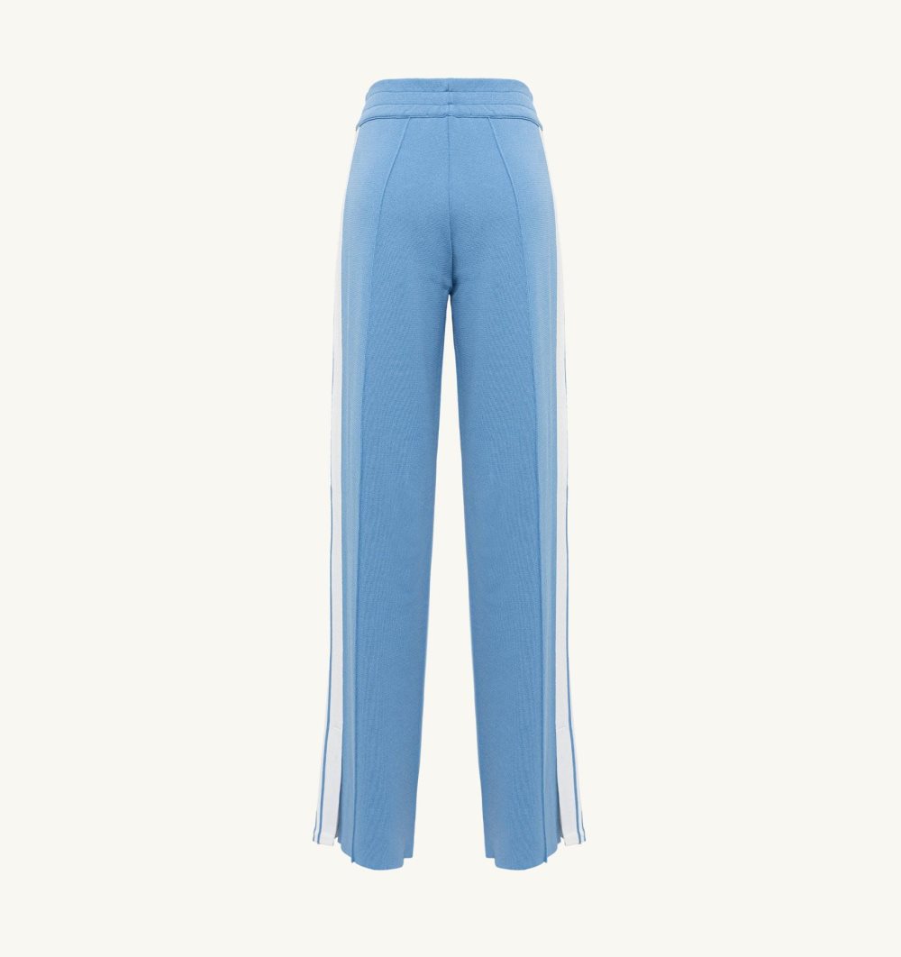 Light Blue Autry Pants Viscose | QZIRVD846