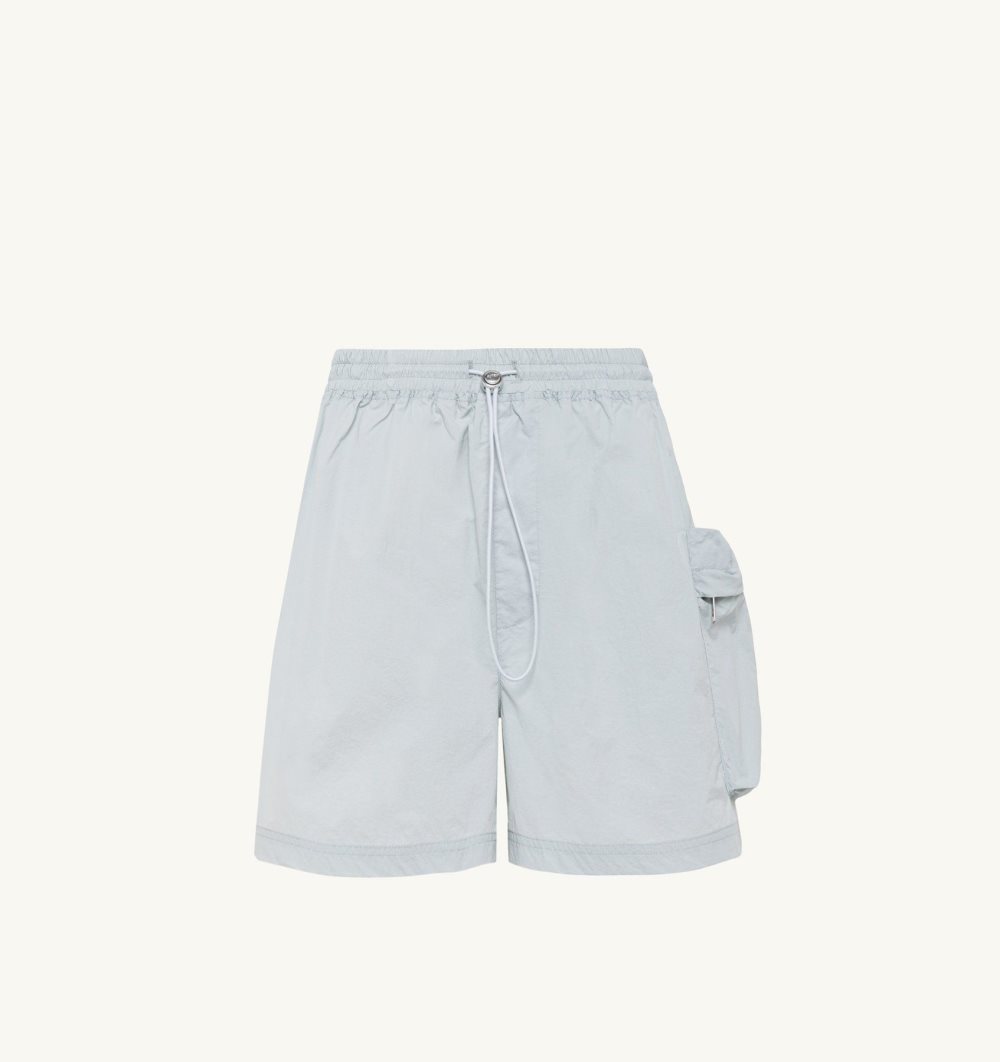 Light Blue / Blue Autry Shorts Nylon Side Pocket | AZGXMS316