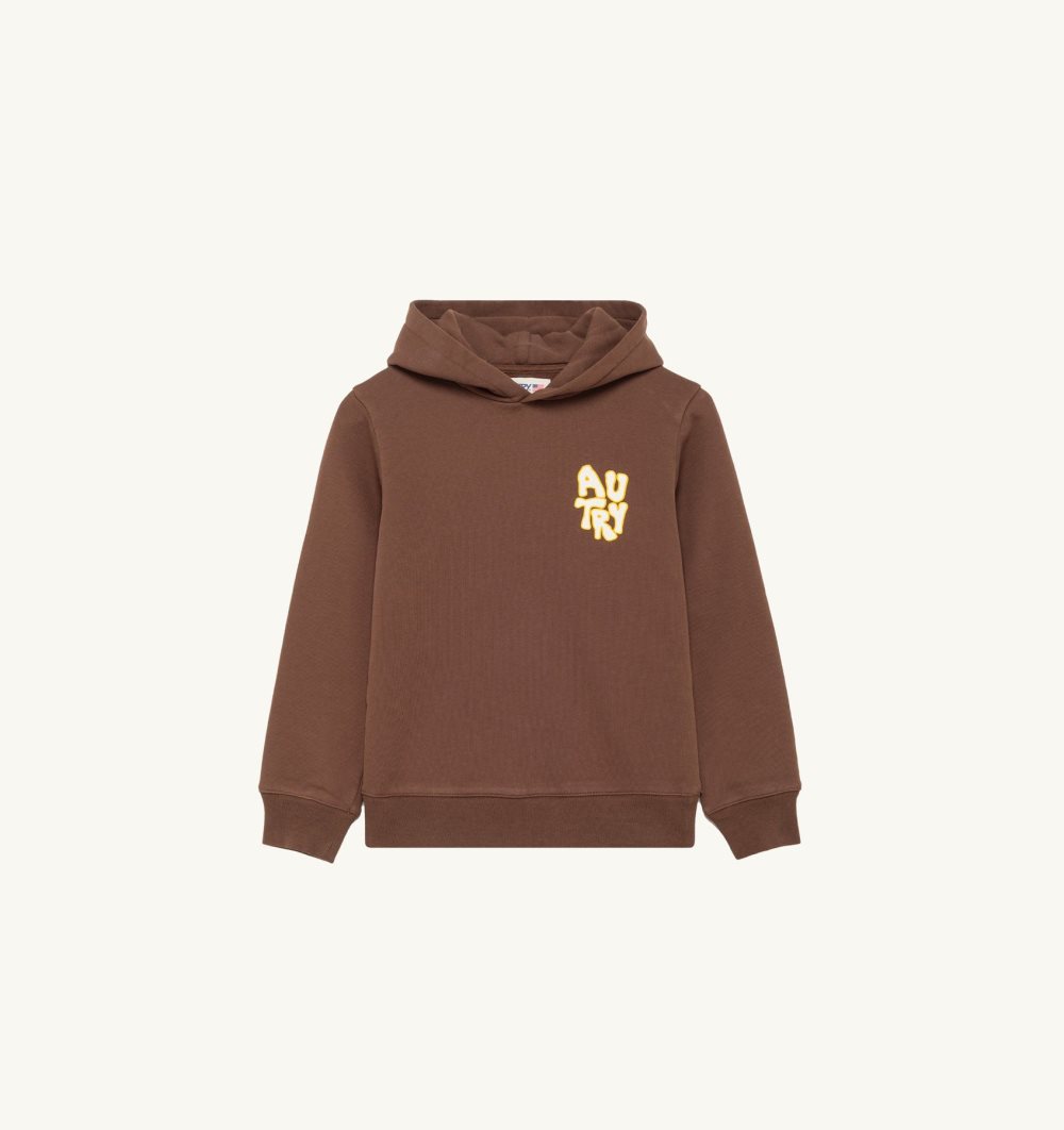 Marrone Autry Hoodie Jersey | RHXKFM908