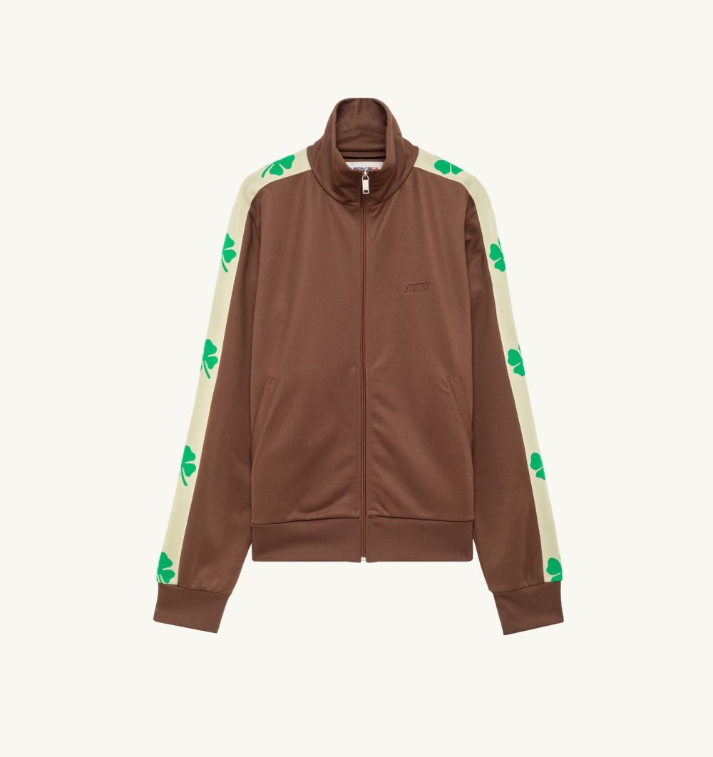 Marrone Autry Jacket Technical Jersey | KQJWNU094