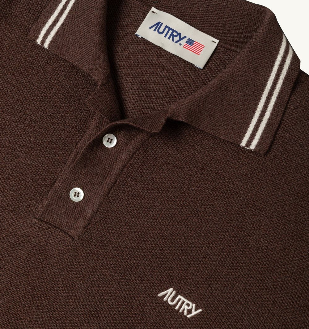 Marrone Autry Polo Knit | LWPCTG134