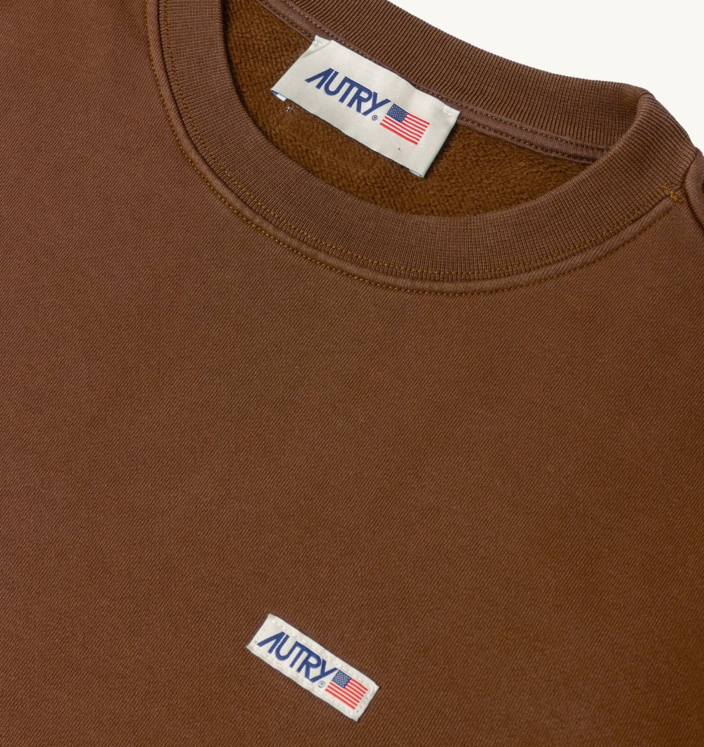 Marrone Autry Sweatshirt Jersey Label | WEBKDR204