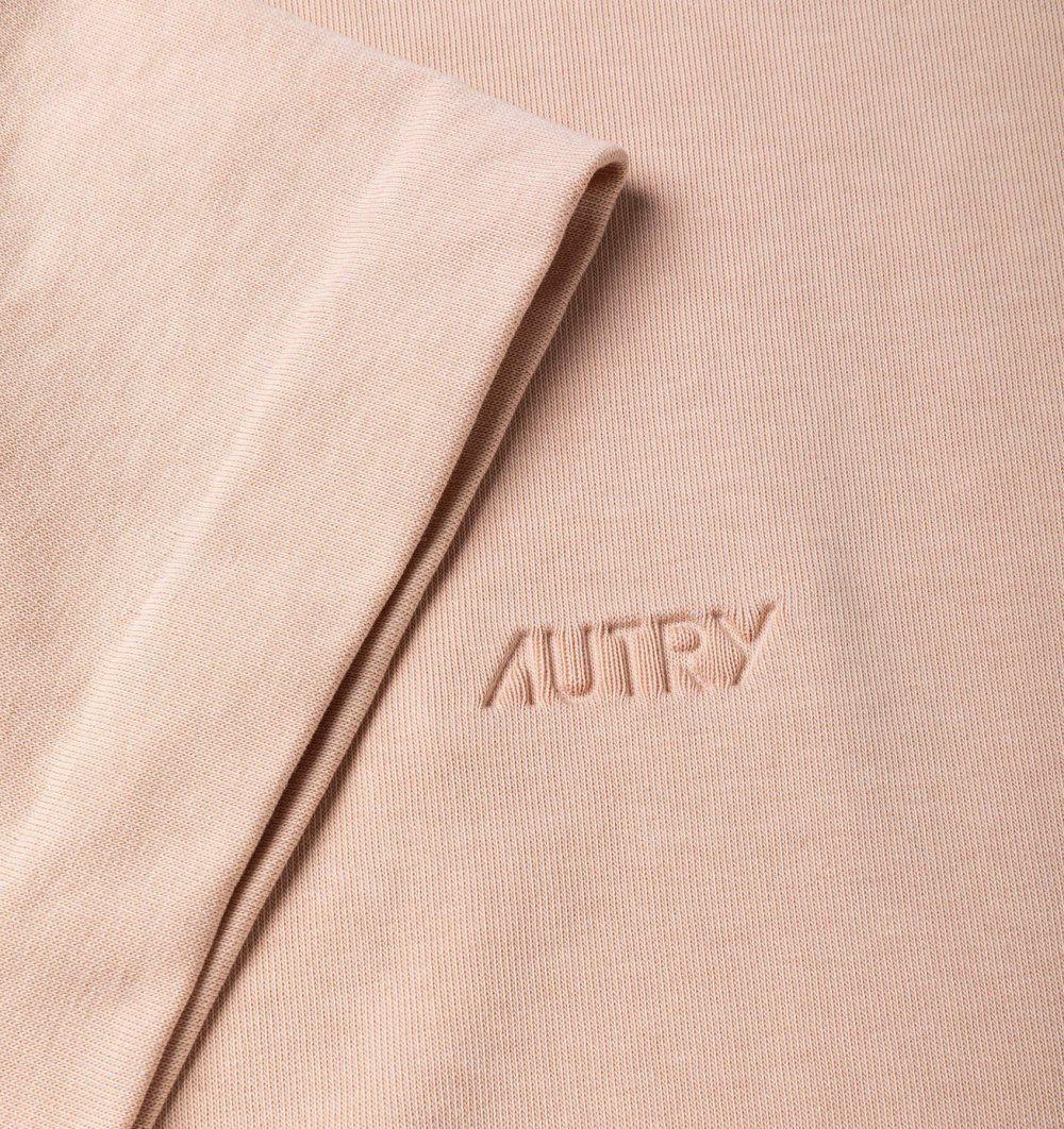 Pink Autry Boxy Fit T-shirt Cotton Jersey | MHBEGS460