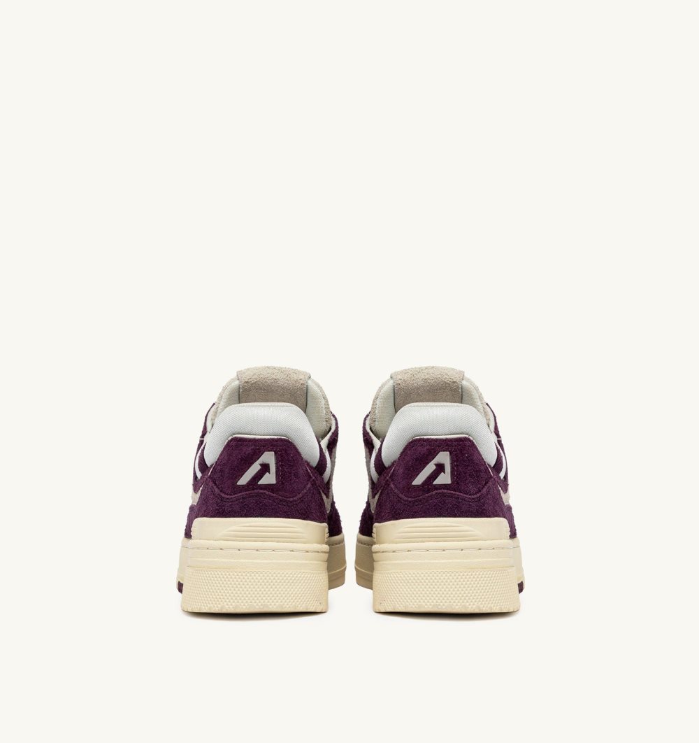 White Autry Clc Low Sneakers Barolo Leather Mesh | EVFUTM816